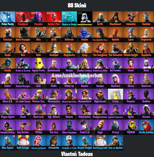 Community Fortnite account @tadeasek1717